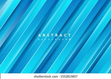 Abstract colorful material 3d blue stripe texture background