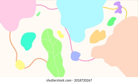 ABSTRACT COLORFUL MEMPHIS STYLE DESIGN BACKGROUND VECTOR. COVER DESIGN 