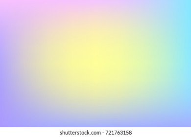 Abstract colorful mesh background with yellow center. Retro style background or overlay. Candy colored background. Blue and pink frame. Marshmallow color palette photo overlay. Vector gradient mesh