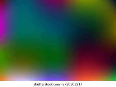 Abstractas fondo de degradado de malla de colores con vibrantes ondas borrosas.