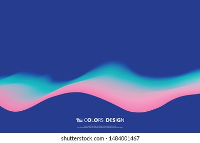 Abstract colorful mesh of purple trendy design movement. You can use for poster, artwork, template design. illustration vector eps10