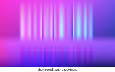 Abstract colorful mesh and wave light effect background is bright banner template.