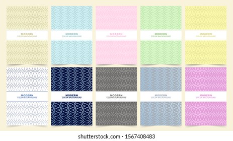 Abstract colorful minimal covers pattern design.  
