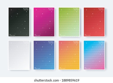 Abstraktes, bunter, minimales Coverdesign