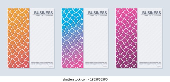 Abstract colorful minimal covers pattern design