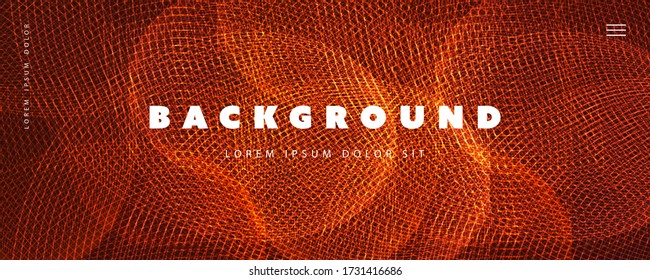Abstract Colorful Minimal Geometric Pattern Background, Multi Purpose Template, Wavy Gradient Shapes Composition, Futuristic Poster,  Banner, Header or Landing Page Design - Vector Illustration

