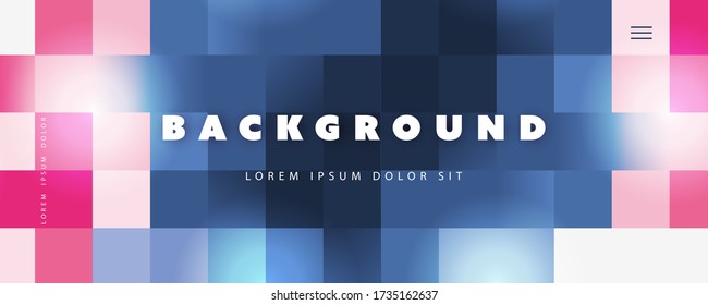 Abstract Colorful Minimal Geometric Pattern Background, Multi Purpose Template, Mosaic Gradient Shapes Composition, Futuristic Poster, Banner, Header or Landing Page Design - Vector Illustration
