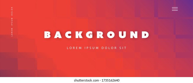 Abstract Colorful Minimal Geometric Pattern Background, Multi Purpose Template, Mosaic Gradient Shapes Composition, Futuristic Poster, Banner, Header or Landing Page Design - Vector Illustration
