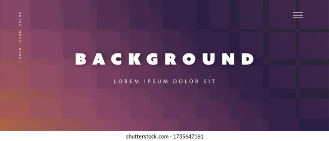 Abstract Colorful Minimal Geometric Pattern Background, Multi Purpose Template, Mosaic Gradient Shapes Composition, Futuristic Poster, Banner, Header or Landing Page Design - Vector Illustration
