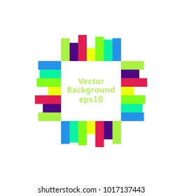 Abstract colorful minimalistic background for design