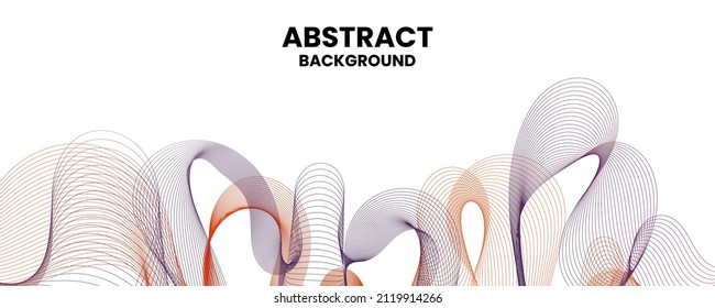 abstract colorful modern 3d wave lines isolated background with geometric dynamic technology concept for banner sale, wallpaper, brochure, landing page, presentation, social media. Vector illustration