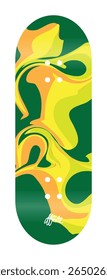 Abstract Colorful Modern Art Curve Lines Shape Geometrical Background Pattern Checkered
Fingerboard Skateboard Deck Graphics Design Preview Mockup Template
