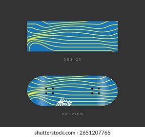 Abstract Colorful Modern Art Curve Lines Shape Wave Geometrical Background Pattern Checkered
Fingerboard Skateboard Deck Graphics Design Preview Mockup Template