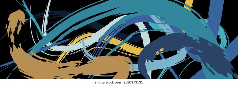 abstract colorful modern building pattern background