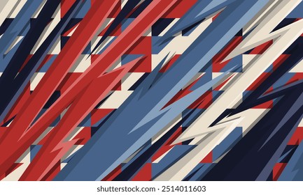 Abstract colorful modern geometric lines background