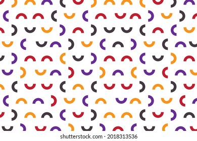 Abstract Colorful Modern Geometric Pattern White Background