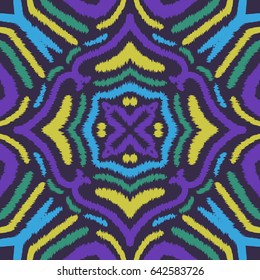 abstract colorful modern native style pattern on purple