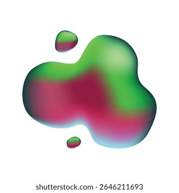 Abstract colorful modern shape composition design