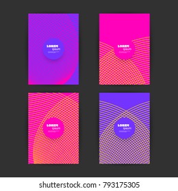Abstraktes, farbenprächtiges Design-Cover für moderne Stilmuster - Anwendbar für Banner, Plakate, Poster, Flyer - kreative EPS10-Vektorvorlage