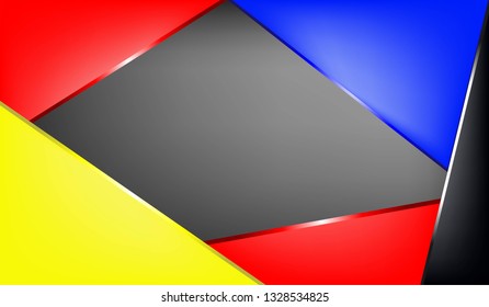 Abstract colorful modern vector. background overlap layer