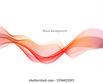 Abstract colorful modern wave background