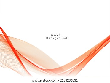Abstract colorful modern wave background vector