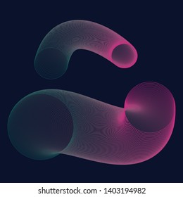 abstract colorful moon and stars background