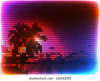 abstract colorful mosaic
