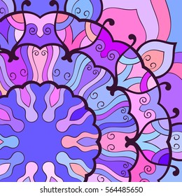 Abstract colorful mosaic background