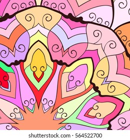 Abstract colorful mosaic background