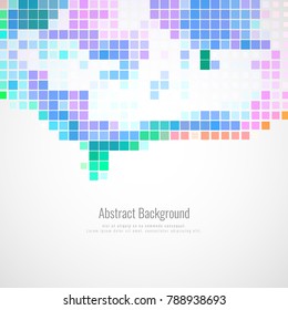 Abstract colorful mosaic background