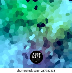 Abstract colorful mosaic background for design. Polygonal illustration