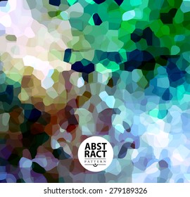 Abstract colorful mosaic background for design. Polygonal illustration