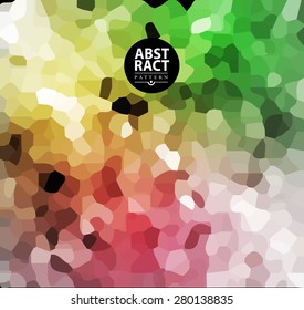 Abstract colorful mosaic background for design. Polygonal illustration