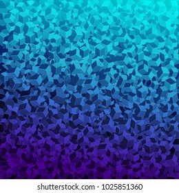 The Abstract Colorful Mosaic Background with Polygons. A Bunch of Scenic Cubic Elements for Your Design. Vector. 3D Illustration