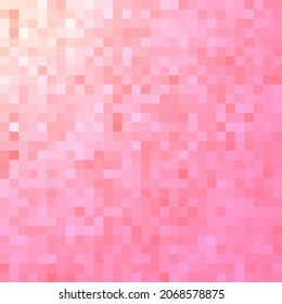 Abstract colorful mosaic background. Vector background. Colorful mosaic. Pixel art background.