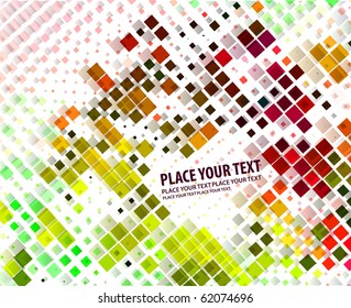 Abstract colorful mosaic background, vector illustration.