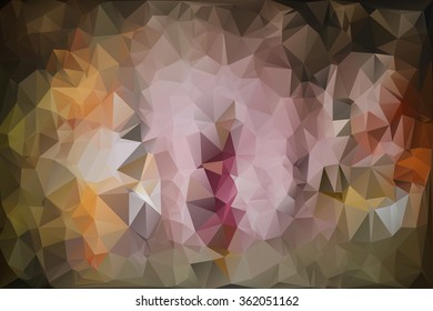 Abstract colorful mosaic gradient in vector. Creative technologies background.