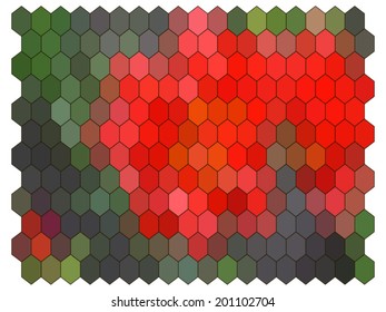 Abstract colorful mosaic pattern