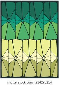 Abstract colorful mosaic pattern