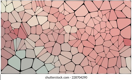 Abstract Colorful Mosaic Pattern