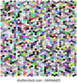 Abstract colorful mosaic pattern