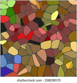 Abstract colorful mosaic pattern
