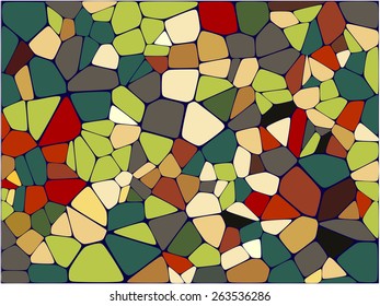 Abstract colorful mosaic pattern