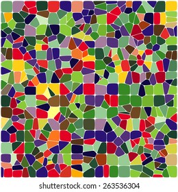 Abstract colorful mosaic pattern
