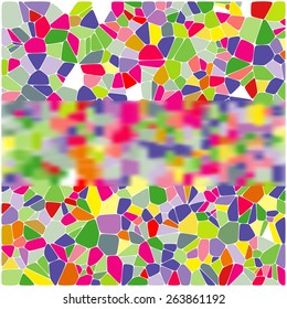 Abstract colorful mosaic pattern