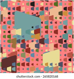 Abstract colorful mosaic pattern