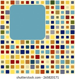Abstract colorful mosaic pattern