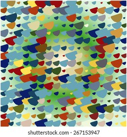 Abstract colorful mosaic pattern