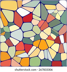 Abstract colorful mosaic pattern